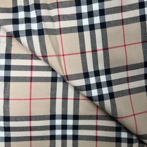 Italian Lana Vergine Tartan Wool Fabric